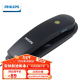 飞利浦(PHILIPS）电话机座机 固定电话 办公家用 壁挂机 桌壁两用 免电池  一键拨号TD2801黑色