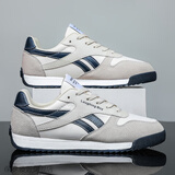 保罗．皮匠男鞋阿运动休闲鞋男2025秋季复古运动包头休闲鞋透气凉拖鞋 米灰色W3388 41