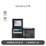 INJOYLIFE男士钱包新款头层牛皮短款钱夹相片位大容量零钱包情人节礼物 黑色