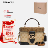 蔻驰（COACH）【品牌直供】GEORGIE女士小号盒子包单肩手提斜挎包5504IMRKY