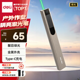 得力（deli）激光笔 绿光售楼户外会议激光笔强光远射型 沙盘指示笔 逗猫笔激光灯逗猫棒神器 绿光2811