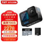 GOPRO HERO11 运动相机 户外摩托行车记录仪 防水防抖滑雪照相机 挂脖gopro骑行摄像机 新电礼盒 运动相机