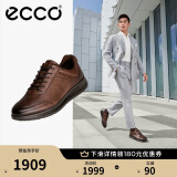 爱步（ECCO）正装鞋 增高牛皮休闲皮鞋男 雅仕男鞋系列207124 可可棕43