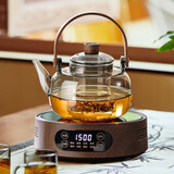 TEAHUE玻璃煮茶壶电陶炉茶具套装家用煮茶器泡茶壶烧水壶围炉煮茶套组