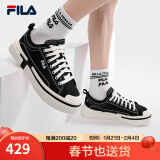 斐乐（FILA）LOOP断层鞋男鞋帆布鞋新款休闲鞋运动板鞋 黑-BK 41