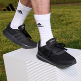 阿迪达斯 （adidas）男鞋夏季LITERACER3.0轻便透气时尚舒适低帮跑步鞋 黑色 42