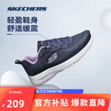 斯凯奇丨Skechers轻质缓震回弹跑鞋休闲运动跑步鞋女夏季149690