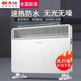 先锋取暖器欧式快热炉浴室电暖器防水电暖气家用烤火炉加热器DOK-K10 白色