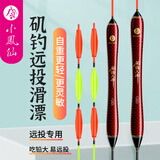 小凤仙矶钓远投滑漂高灵敏醒目三角尾加粗大物鱼漂抗风浪加固防爆顶浮漂 H-NH10 远投滑漂 吃铅约15g 单支装【远投专用滑漂】