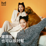 猫人女士睡衣女秋冬加绒加厚套头可外穿家居服新品