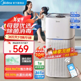 美的（Midea）母婴专用空气净化器 99.9%除菌率 净离子除菌消毒 除甲醛过敏原花粉除烟味除异味 家用室内净化机 【母婴专用】客厅推荐