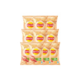 乐事（Lay's） 薯片休闲零食膨化食品原味75g*10袋装薯片 膨化食品多种口味组合 小龙虾味75g*10袋