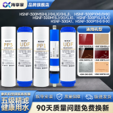 海享家适配海尔施特劳斯净水器滤芯HSNF-300A1系列升级款全套家用平替通用纳滤膜活性炭PP棉净水机滤芯 全套5支滤芯（适配HSNF-300A1系列机型）