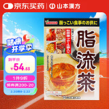 山本漢方製薬株式会社脂流茶养生茶排宿去油解腻清理肠道青汁搭档10g*24包日本原装进口