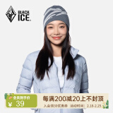 黑冰（BLACKICE） 秋冬户外男女通用跑步运动针织帽城市休闲保暖毛线帽冬季帽子 Z2141-远山-灰