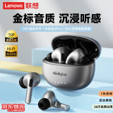 联想（Lenovo）【音质旗舰】LP5Pro真无线蓝牙耳机入耳式HiFi立体音蓝牙5.4效舒适佩戴音乐游戏低延超长续航 铁灰【蓝牙5.4+HiFi立体音效】