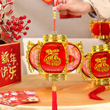 酷依宝春节儿童手提灯笼发光马年新款元旦礼物小孩仿古宫灯装饰走马灯