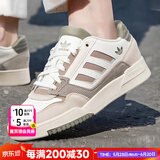 阿迪达斯（adidas）三叶草男鞋 2025夏季新款运动鞋防滑耐磨复古板鞋时尚潮流休闲鞋 白/粉棕/银灰/新到货【主推款】 42 (内长260mm)