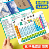 六品堂初中化学元素周期表公式卡片初三九年级数学物理英语知识点大全