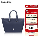 新秀丽（Samsonite）休闲出街女士单肩斜挎包托特包手提包女包礼物送女友 KN5 藏蓝色