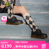 马丁（DR.MARTENS）1461 Nappa舒适百搭通勤哑光软皮黑色薄底皮鞋单鞋父亲节礼物 黑色 39