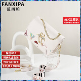 范西帕（FANXIPA）品牌奢侈包包女包单肩包女士手提斜挎包情人节生日礼物送女友老婆 小天鹅米白色【品牌礼盒装】 高端轻奢大牌2025新款女生包包