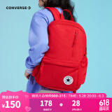 匡威（Converse）学生书包新款双肩包经典款大容量旅行包初高中生男女童通用背包 学院红 M【30*11.5*44cm 约15L】