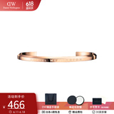 丹尼尔惠灵顿（DanielWellington）dw手镯 情侣款开口可调节经典简约时尚手环饰品 生日礼物送女友 玫瑰金【大号180mm】DW00400001