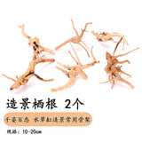 燕之雁 鱼缸造景栖根 水陆缸莫斯树骨架状似杜鹃根 栖木沉木蜘蛛木2个