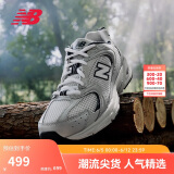 NEW BALANCE老爹鞋男鞋女鞋情侣复古夏季网面运动休闲鞋530系列MR530KA 38.5