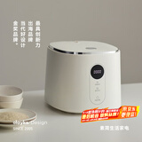 olayks立时 微压电饭煲小型3升2-6人陶瓷釉内胆24小时智能预约多功能家用电饭锅