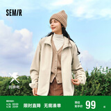 森马（Semir）夹克男冬抗静电外套摇粒绒情侣上衣109724108203