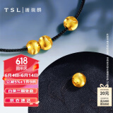 谢瑞麟（TSL）黄金转运珠足金路路通百单品不含手绳YS009 约0.2g