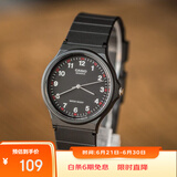 卡西欧（CASIO）小黑表男女表中性学生公务员考试中高考可用石英表MQ-24-1B