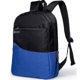 【精选好货】REGIUS书包女双肩包电脑包14/15.6英寸笔记本时尚商务背包男 黑+蓝