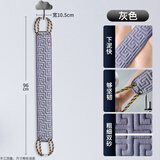 云绥男士专用搓澡巾洗澡巾强力搓泥神器家用擦背搓背长条后背沐浴手套 1条装【加宽加厚】灰