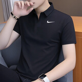 耐克（NIKE）短袖男夏季2026新款运动服跑步健身速干衣翻领休闲T恤透气POLO衫 Dri-FIT快干科技【热推款】晒图退5 L 【175】体重130~150斤左右