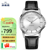 海鷗表（SEA-GULL） 国民系列男表自动机械表经典简约商务海鸥男表 推荐款-白盘黑带