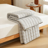 多喜爱家纺 全棉防滑保护垫 50%大豆纤维夹绵床垫防尘罩1.8床1.8x2米