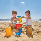 Hape沙滩玩具儿童挖沙铲子小桶组合工具套装3-6岁男女孩戏水玩雪礼物 hape沙漠小桶五件套E4053