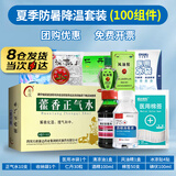 医疗急救箱全套带药医药箱含药品套装家庭常备急救包应急包家用 防暑降温药品套装10件套【配收纳袋】