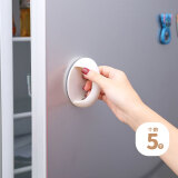 侑家良品 5个装柜门抽屉拉手免打孔万能衣柜把手白色