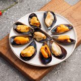 美加佳智利半壳贻贝肉净重2斤（半壳熟冻）60-80只  海鲜水产 年货聚餐