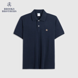 布克兄弟（BrooksBrothers）男夏季金羊刺绣珠地网眼修身短袖Polo衫 4004-藏青色 M