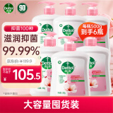 滴露（Dettol）洗手液滋润500g*6 抑菌洗手液家庭装儿童消毒无酒精温和护手