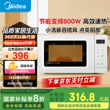 美的（Midea）变频小清新微波炉 液晶屏幕 磨砂面板 小型20L家用 匠心工艺（PM2002）