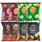 乐事（Lay's）台湾缤纷套装50g*8台湾产休闲膨化零食大礼包礼物