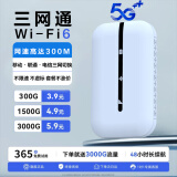 竺烨优选2025新款5G无线wifi6移动wif随身路由器无限纯流量上网卡车载wi-f6家用充电宝路由器免插卡 5G全网通【强劲版】-提速5999%