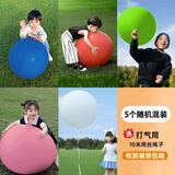 仕彩 户外36寸大气球加厚5个公园春游草地生日派对布置氛围感拍照道具