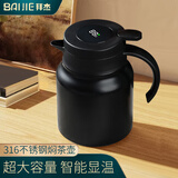 拜杰焖茶壶316不锈钢闷泡壶茶水分离保温壶老白茶焖泡杯泡茶壶大容量